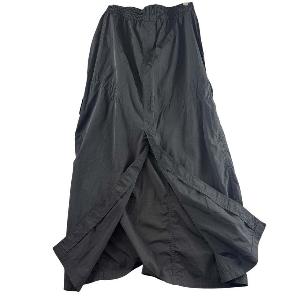OFFLINE by Aerie Black Nylon Cargo Maxi Skirt Utility Gorpcore Medium - Picture 6 of 7